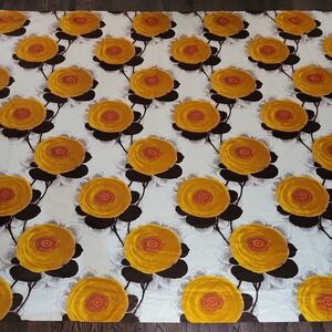 VINTAGE Mid Century Modern Retro 134" L 92" H Curtain Panel Fabric Dekoplus